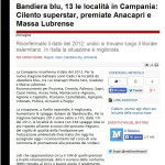 Il Mattino - Bandiera Blu - 14/05/2013